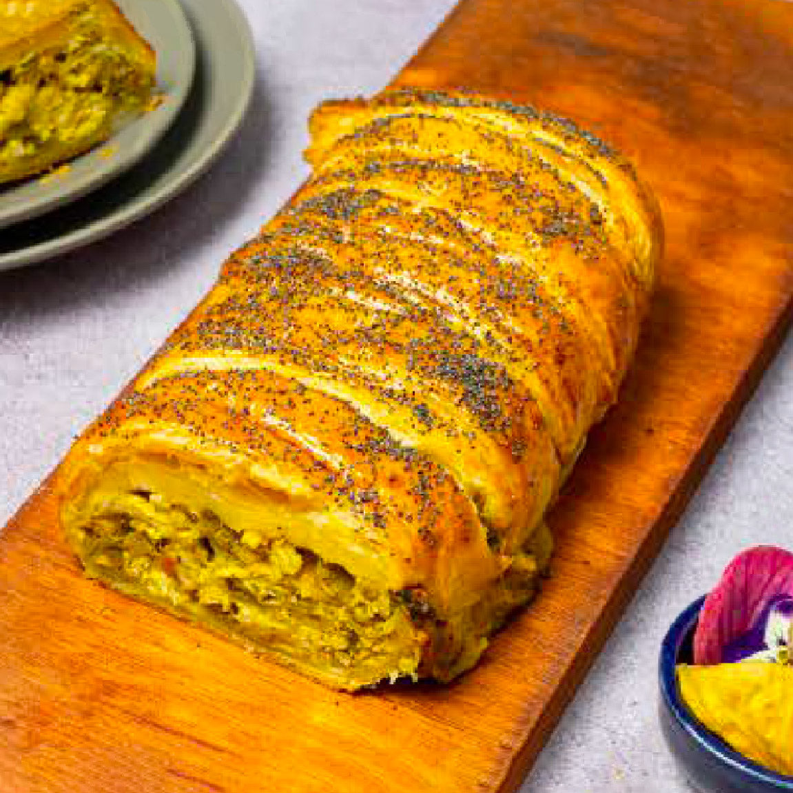 Trenza de pollo al curry - 650 gramos