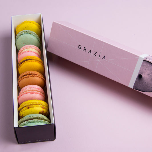 Macarrones a domicilio Bogotá 8 unidades