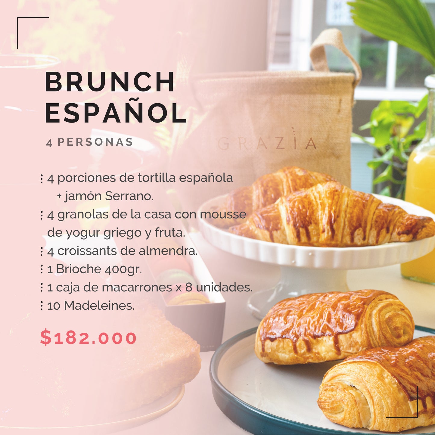 Brunch Español, Para 4 Personas