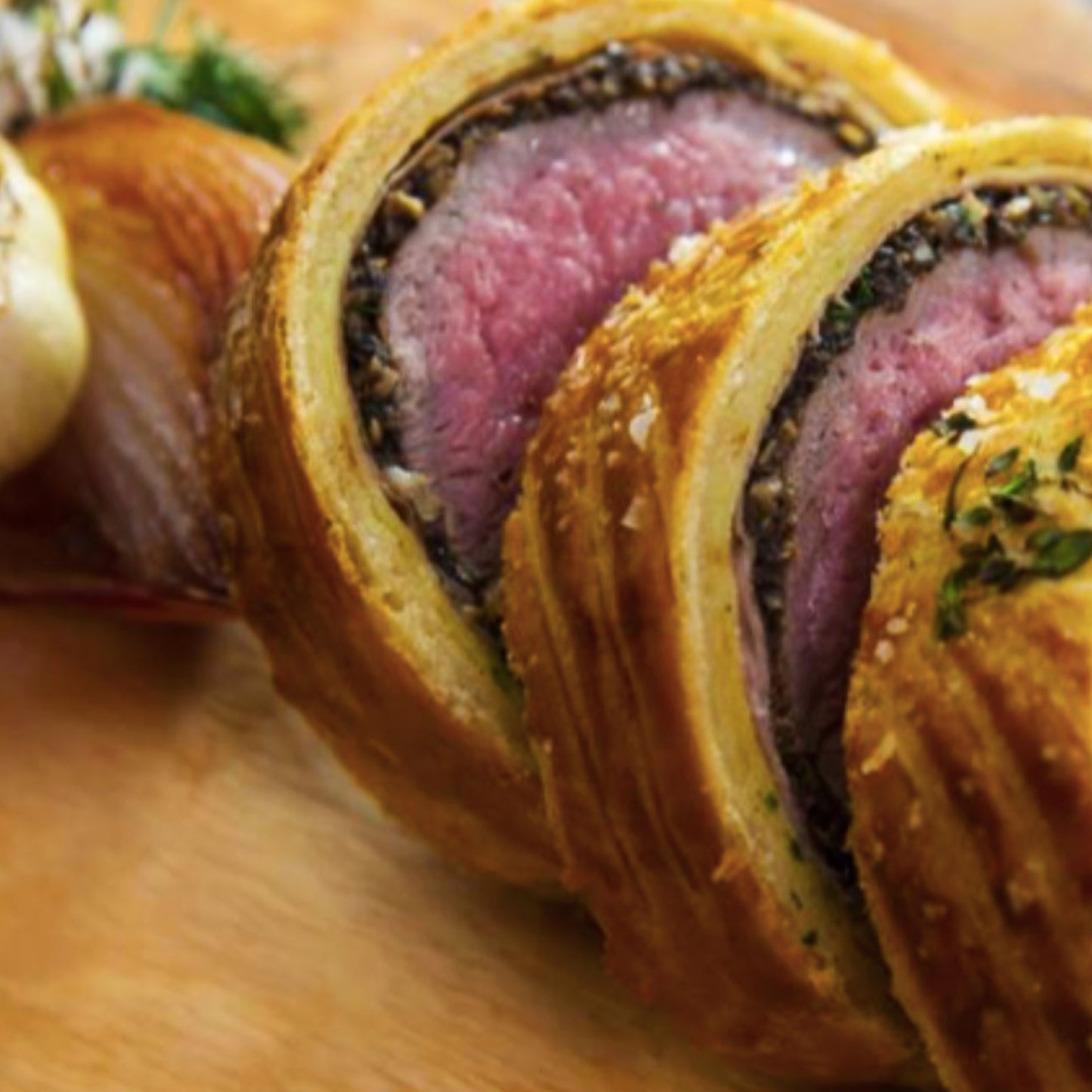 Cena con Beef Wellington, Para 6 personas