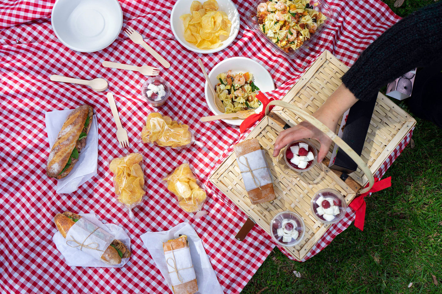 Canasta de Picnic Día de las Madres, 4 Personas
