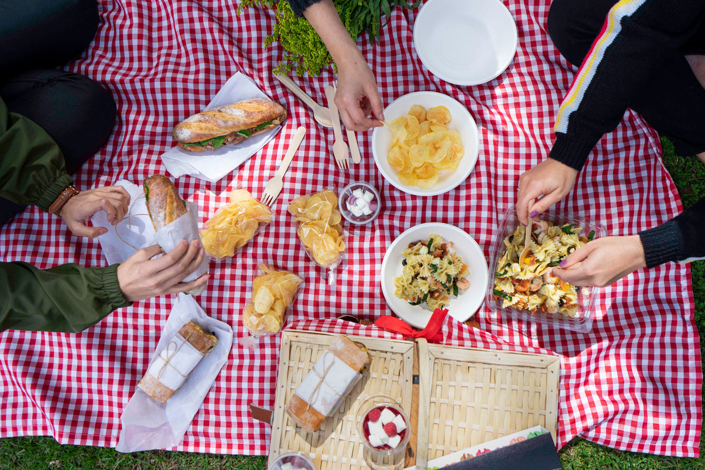 Canasta de Picnic Día de las Madres, 4 Personas