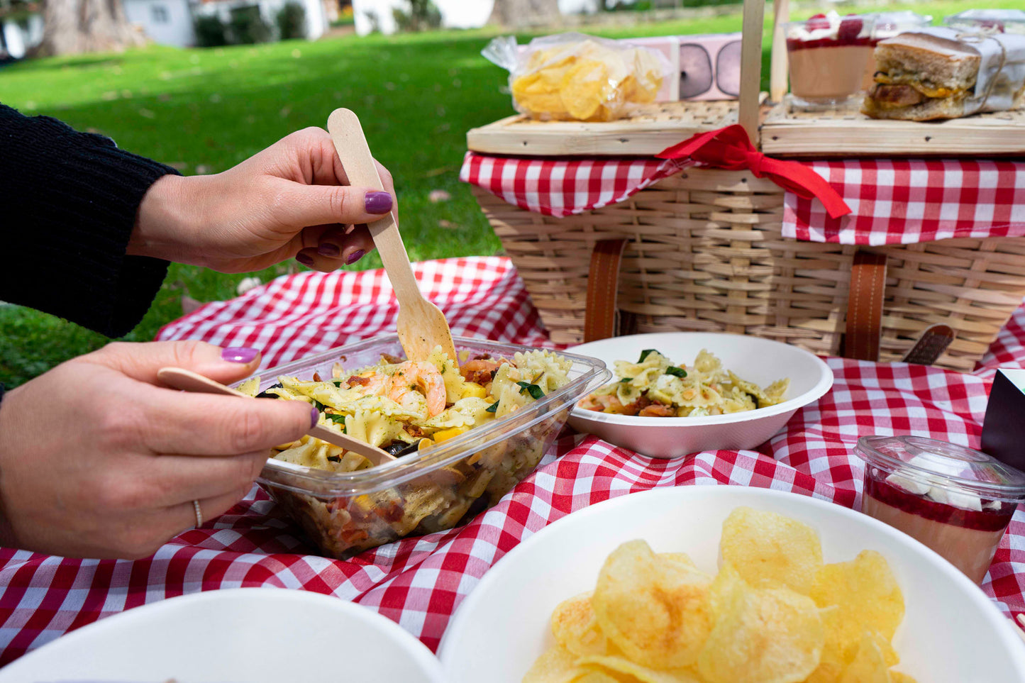 Canasta de Picnic Día de las Madres, 4 Personas