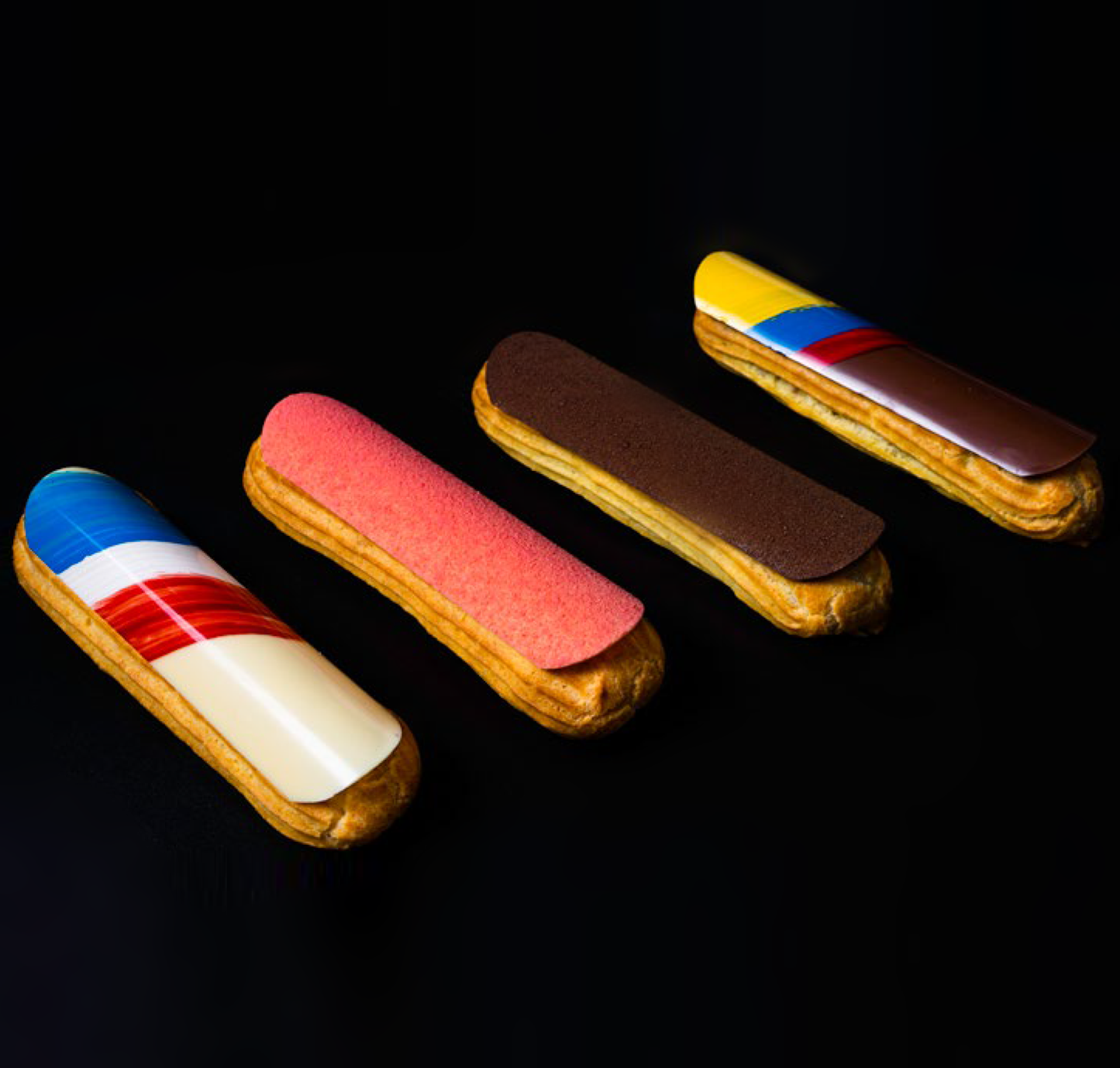 Eclairs x 4 porciones