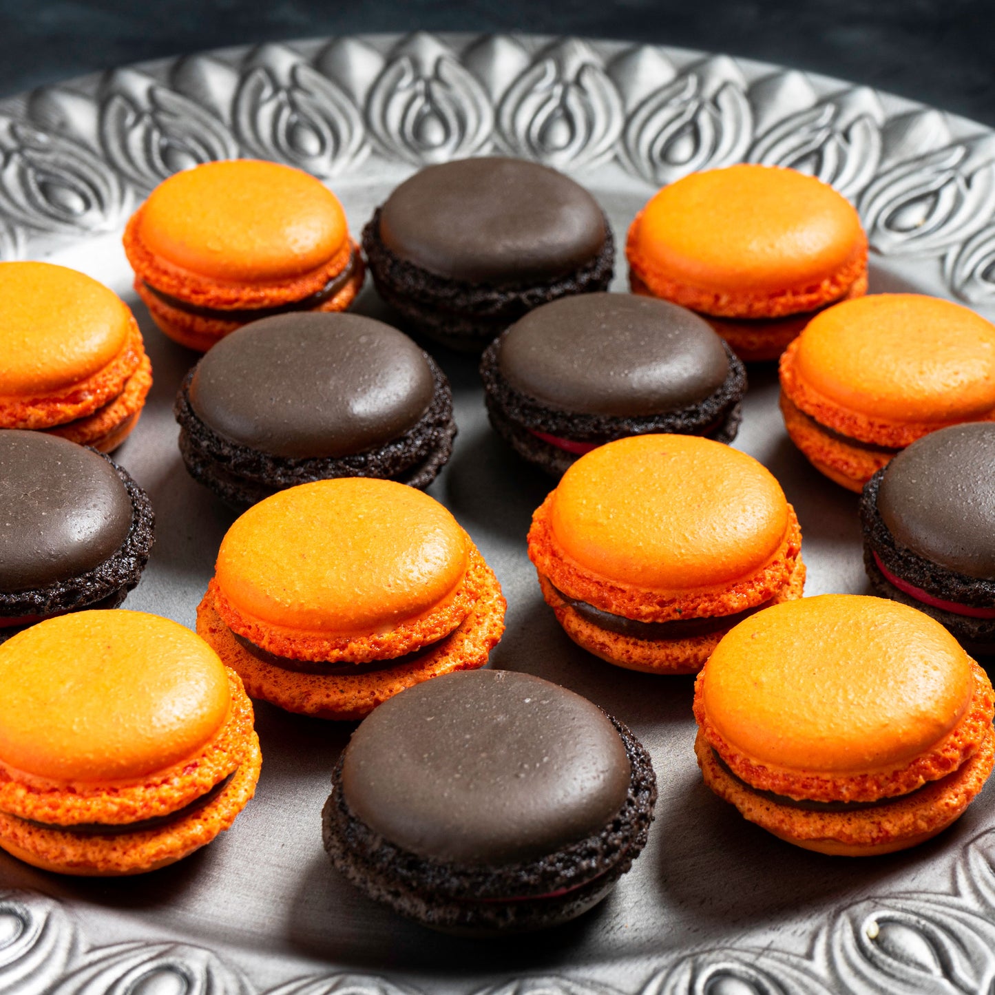 Macarrones Halloween, Caja x 4, 8 o 16 Unds