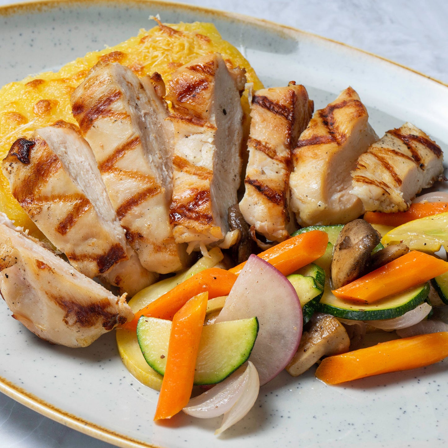 Cena con Suprema de pollo, Para 4 personas