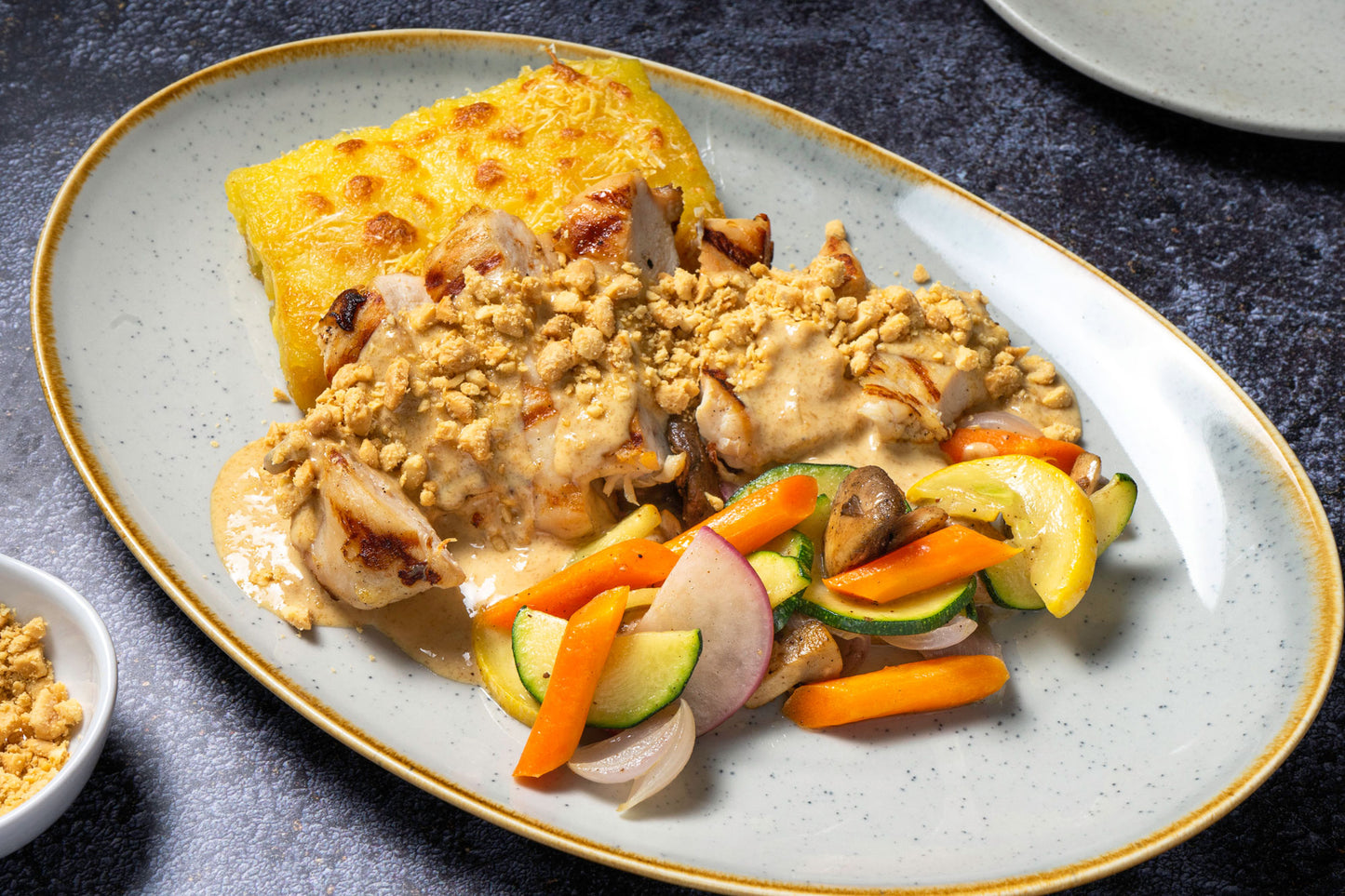 Cena con Suprema de pollo, Para 4 personas